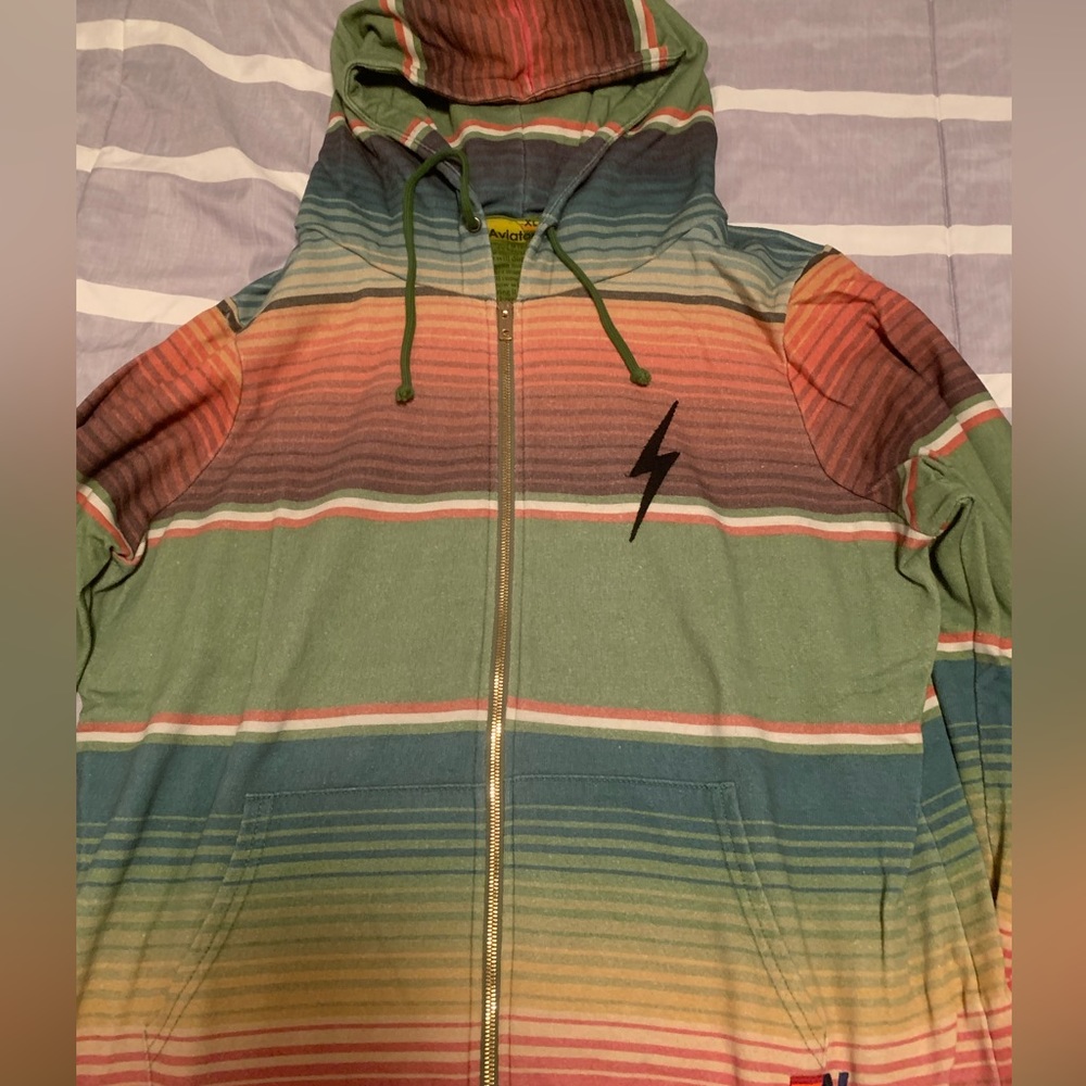 AVIATOR NATION SERAPE BOLT HOODIE XL